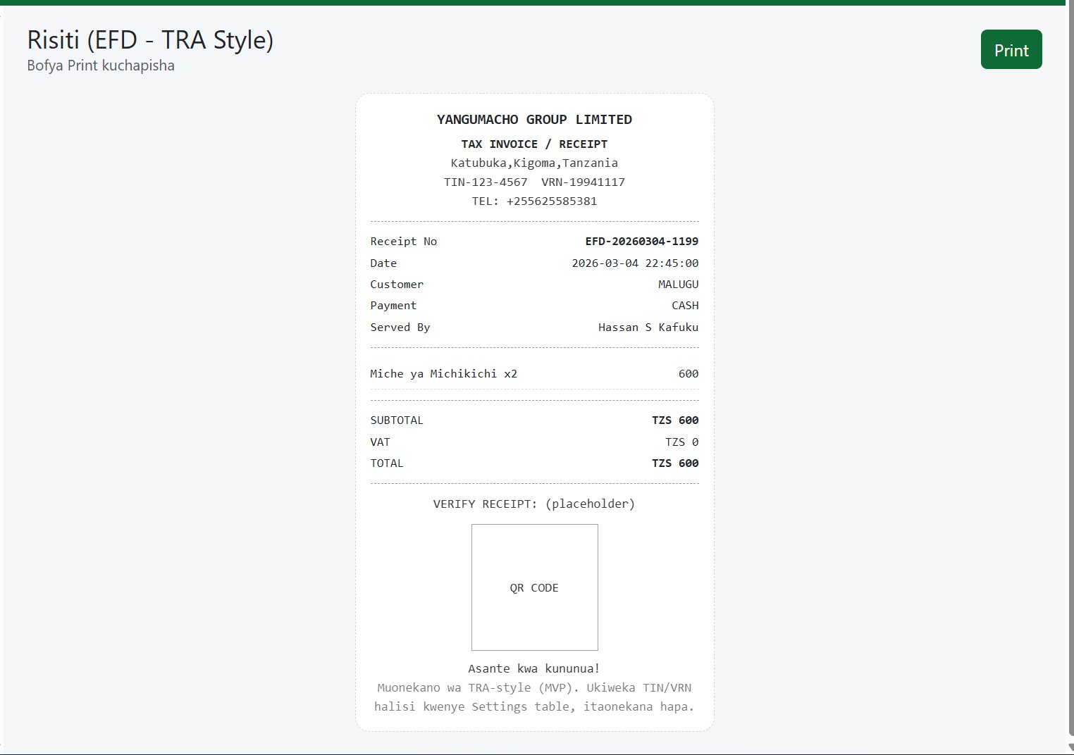 Palm Seedling Production & Sales System